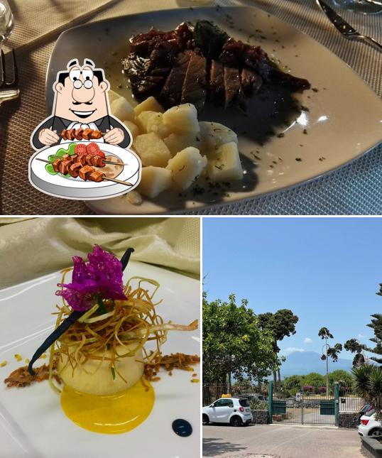 Tra le varie cose da Hotel Porto Azzurro si possono trovare la cibo e esterno