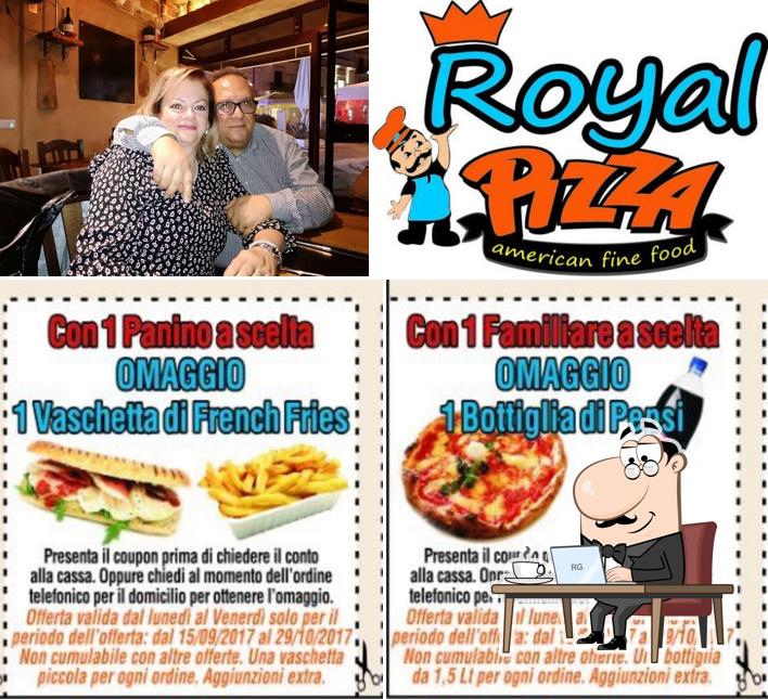 Gli interni di Royal Pizza Fine Food