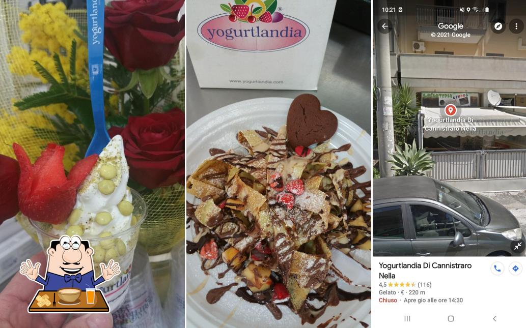 Platti al Yogurtlandia Di Cannistraro Nella