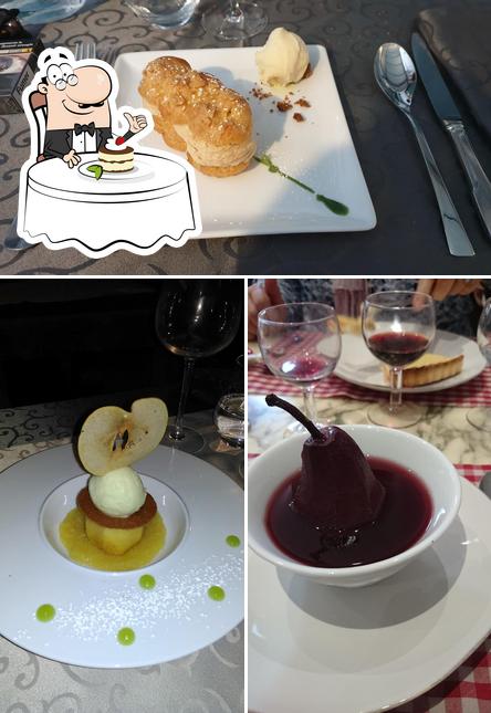 "Restaurant Le Caveau du Grand Puits" предлагает разнообразный выбор десертов