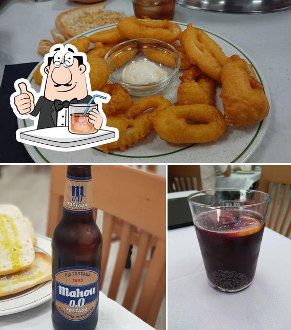 Напитки и еда в Los Arroces del Papa Buey