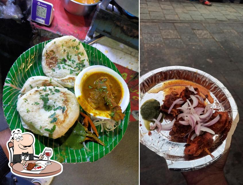Order meat dishes at Mana Madhapur food court