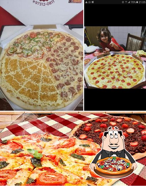 Experimente pizza no Pizzaria D'Lopes