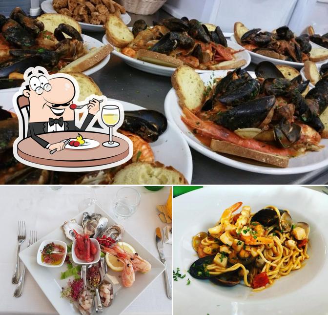 Platti al Trattoria Il Delfino