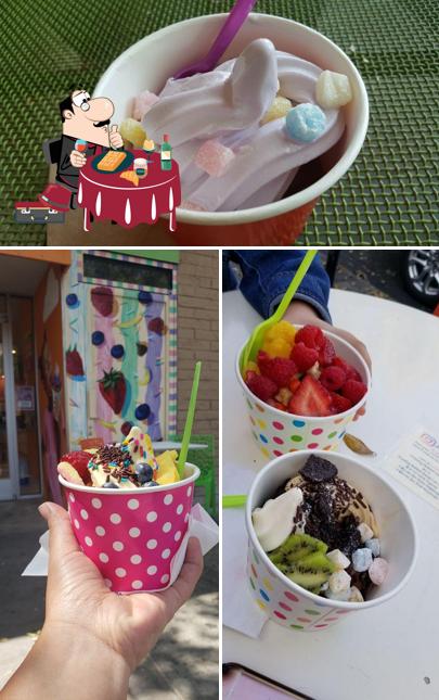 Cultivé Frozen Yogurt provides a selection of sweet dishes