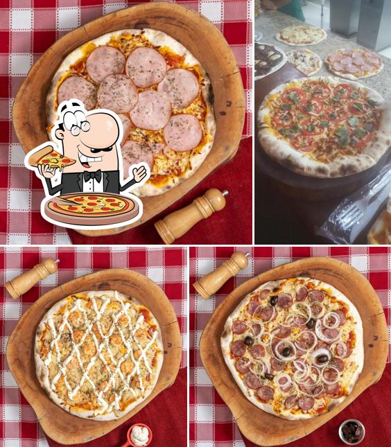 Consiga diversos tipos de pizza