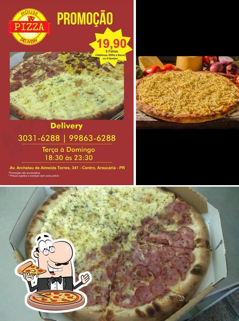 Experimente pizza no House Pizza Delivery