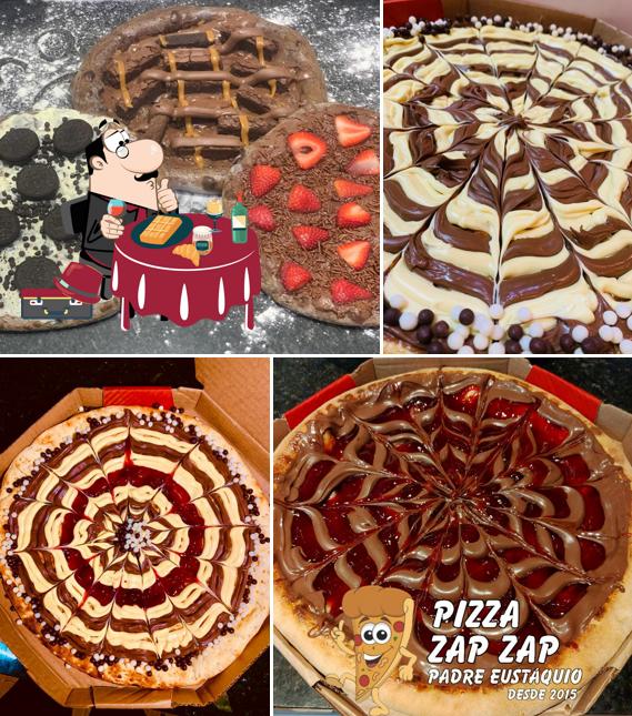 Pizza Zap Zap Padre Eustáquio provê uma escolha de pratos doces