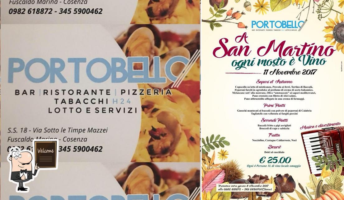 Ecco una foto di Portobello bar ristorante pizzeria tabacchi h24 lotto e servizi