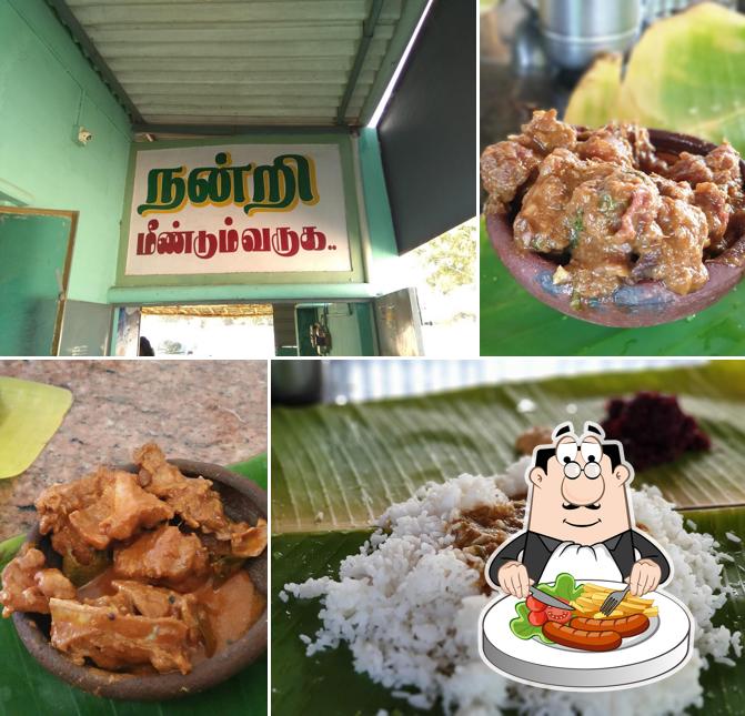 Meals at Sri Murugavilas clay pot cooking