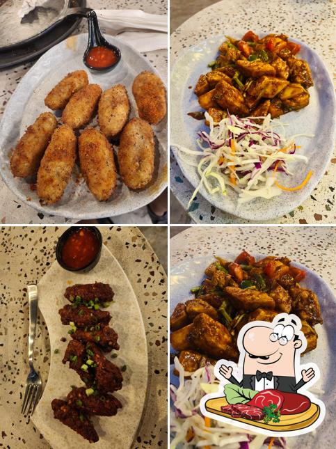 Order meat dishes at CAFÉ MICO