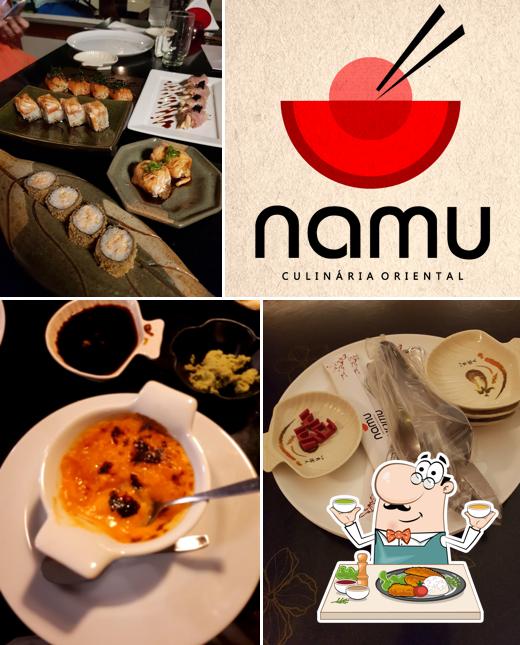 Comida em Namu Culinária Oriental