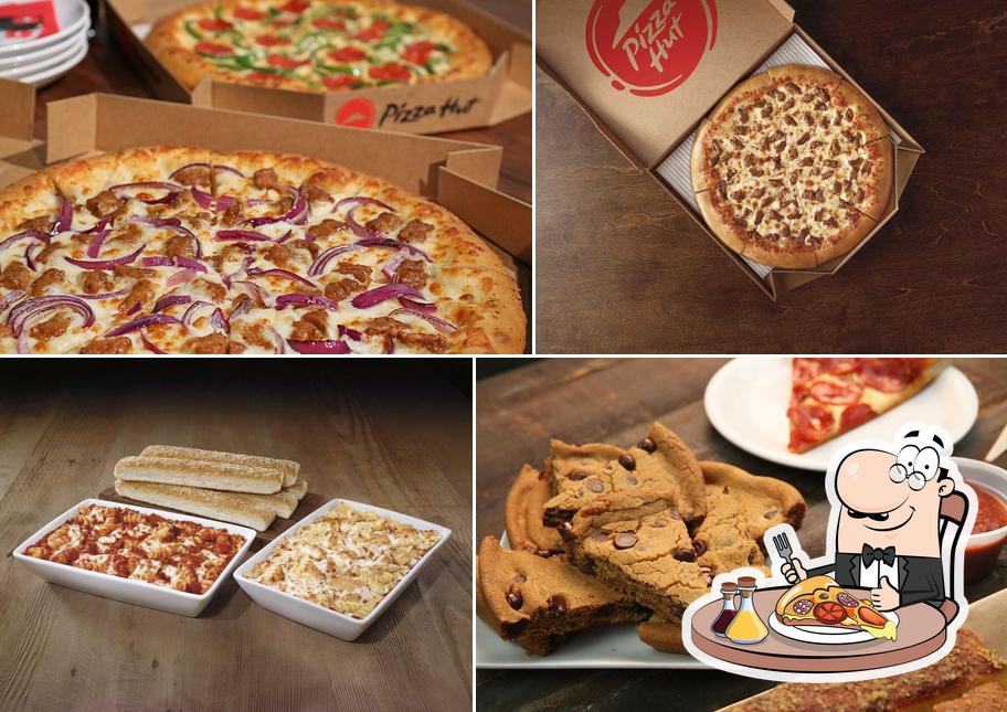 At Pizza Hut, you can taste pizza