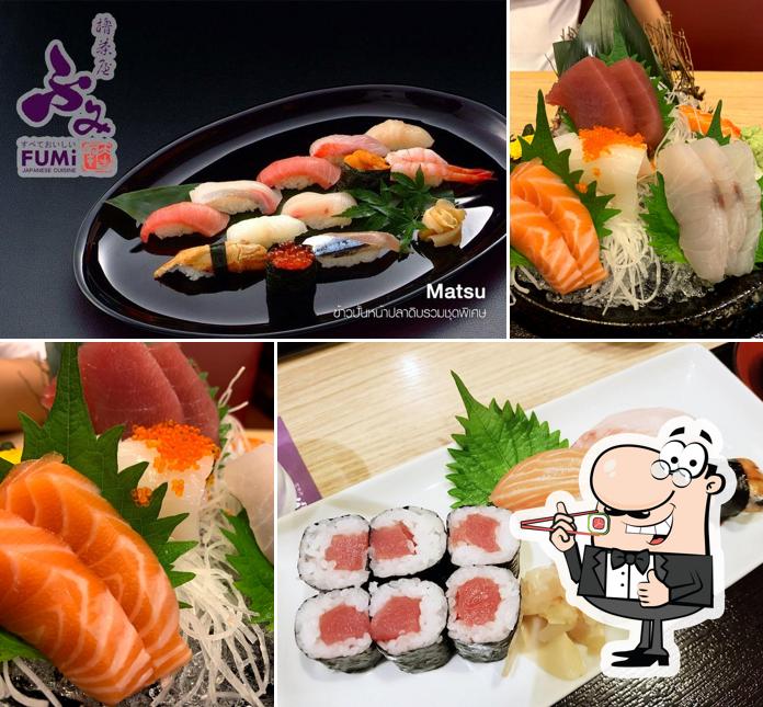 Sushi rolls are served at Fumi Japanese Cuisine @Siam Paragon