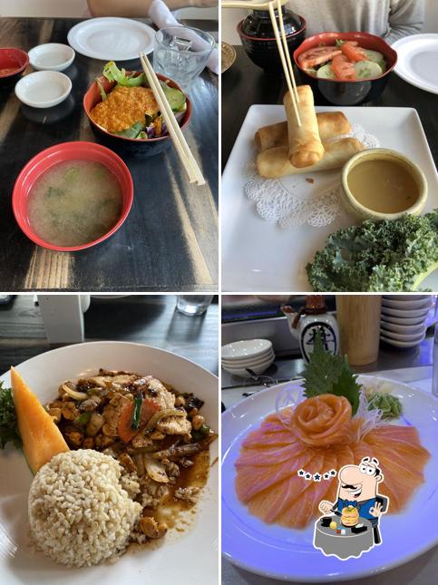 Food at Moon Thai & Japanese