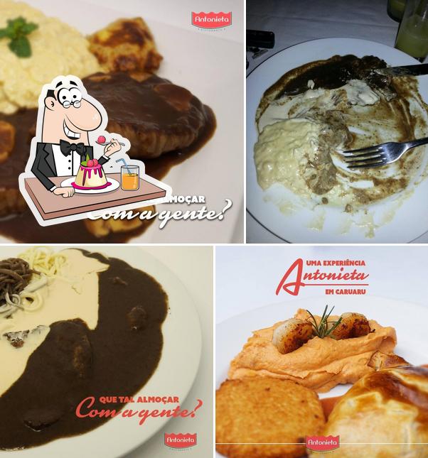 Antonieta Ristorante serve uma seleção de pratos doces