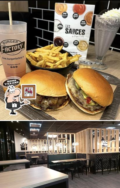 L'intérieur de Burger Factory Bernay