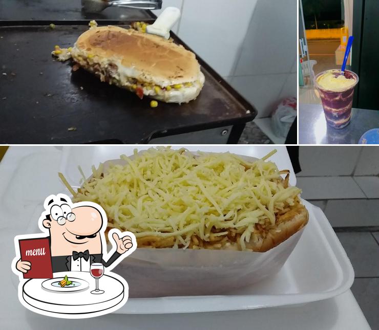 Comida em Hot Dog No Ponto