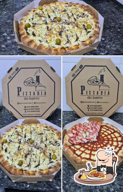 Experimente pizza no PIZZARIA DO BAIRRO