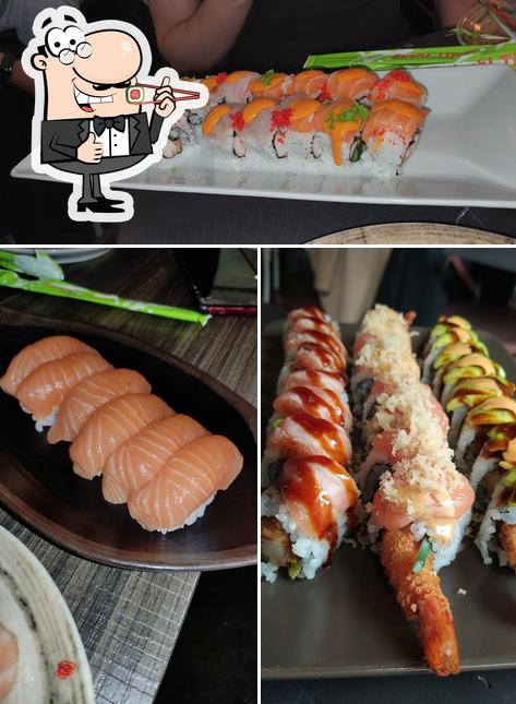 Scegli le diverse opzioni di sushi