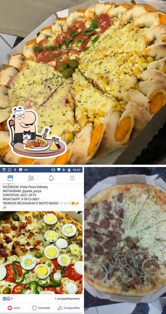 Consiga diferentes tipos de pizza