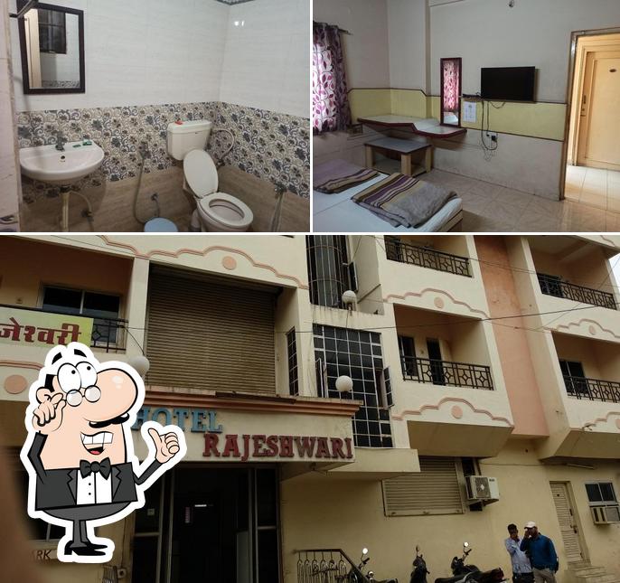 The interior of Hotel Rajeshwari