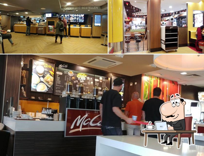 L'intérieur de McDonald's