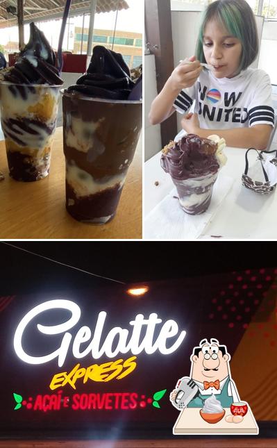 Gelatte Hortifruti oferece uma escolha de pratos doces
