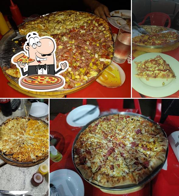 No Dibon Pizzaria-Palotina, você pode desfrutar de pizza