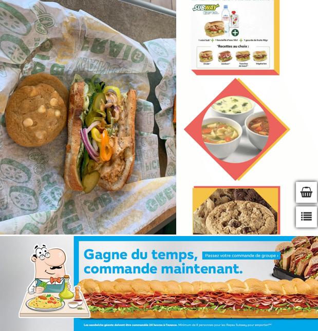 Nourriture à Subway