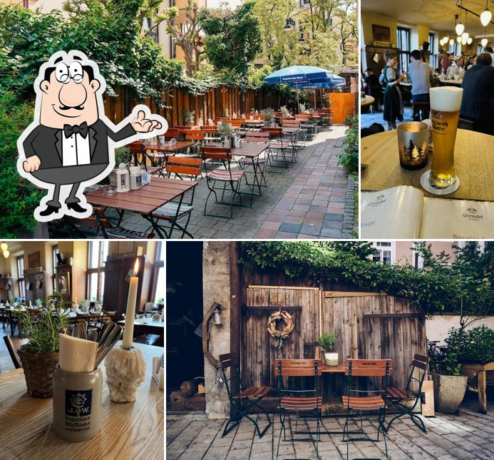 Installez-vous à l'une des tables de Görreshof Wirtshaus