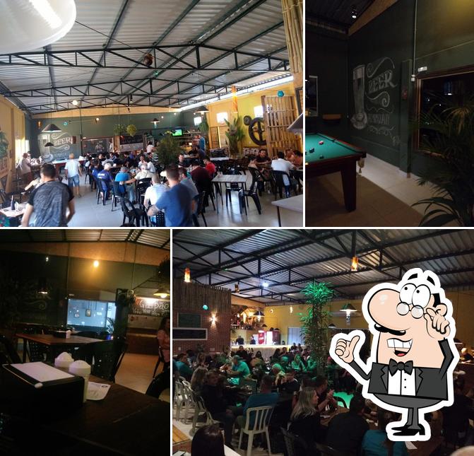 O interior do Galpão Choperia