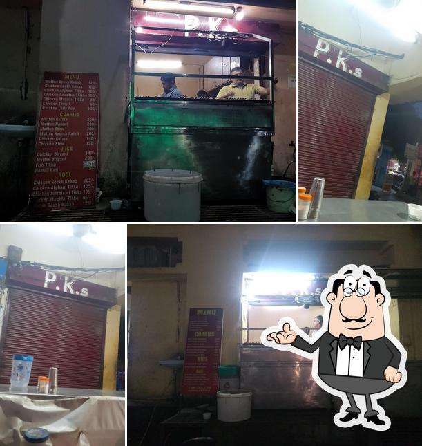 The interior of Pk Kebabs