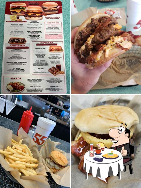 Hwy 55 Burgers Shakes & Fries in Apex - Restaurant menu and reviews