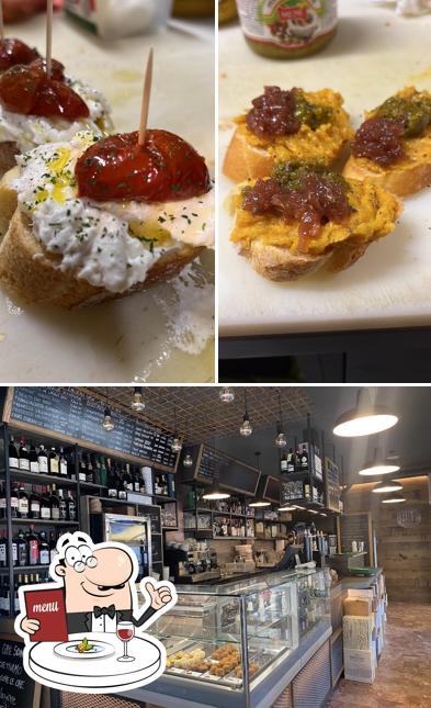 Tra le diverse cose da Corte Sconta Bibione si possono trovare la cibo e esterno