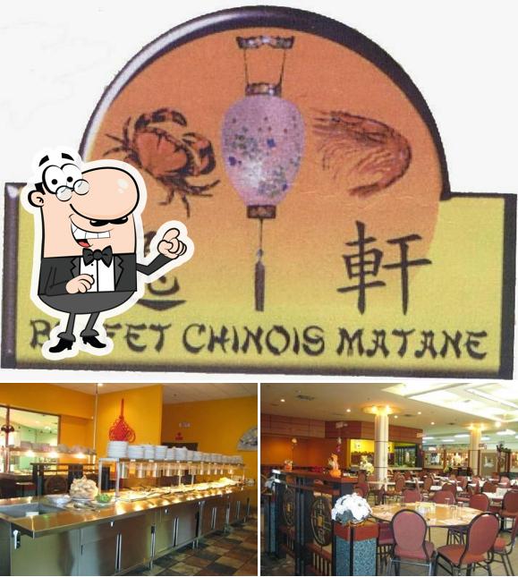 L’image de la intérieur et nourriture concernant Buffet Chinois Matane