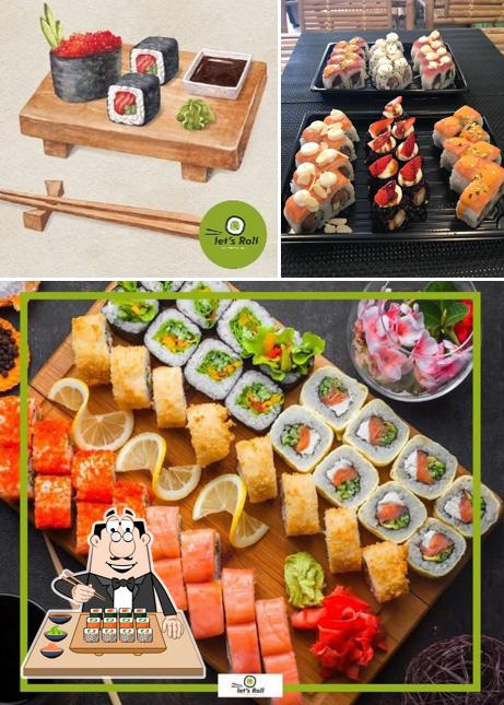 Ordina le diverse opzioni di sushi