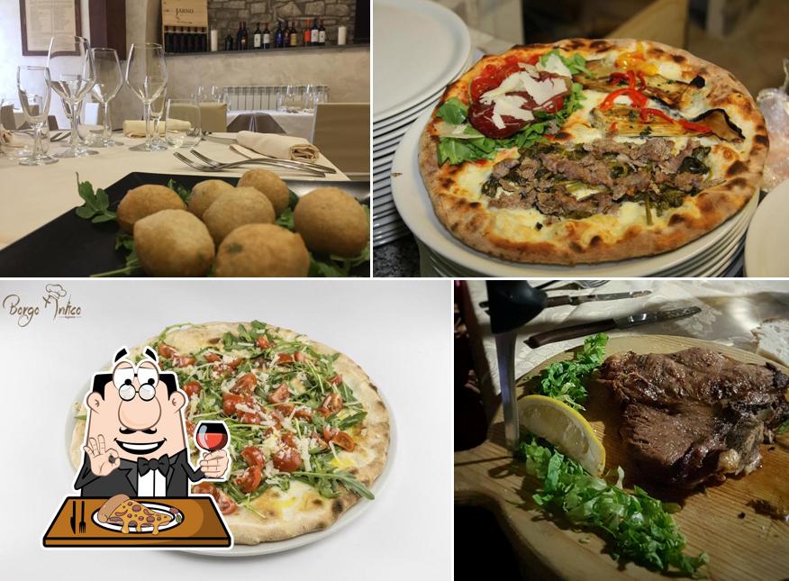 Bestellt eine Pizza bei Ristorante Borgo Antico