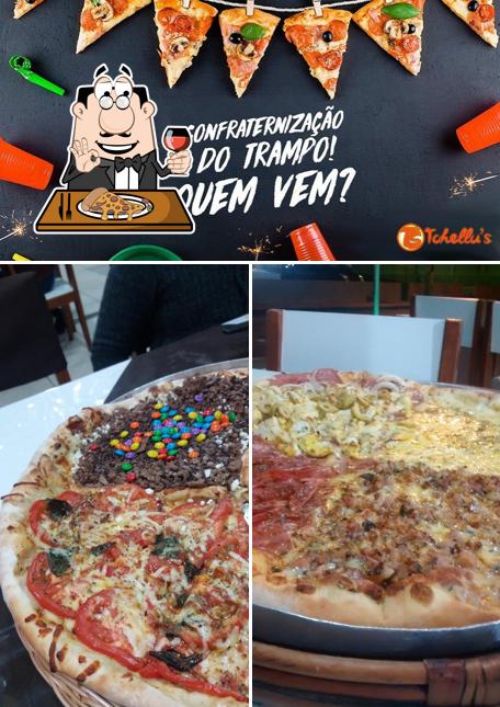 Peça pizza no Tchellu's Pizzaria