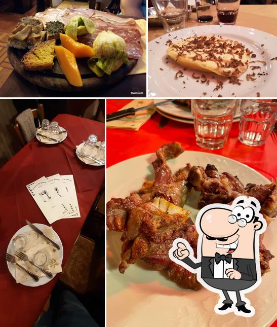 Gli interni di Trattoria San Silvestro