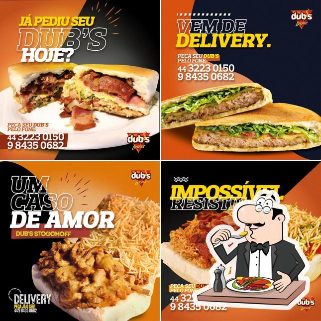 Comida em Dub´s Lanches