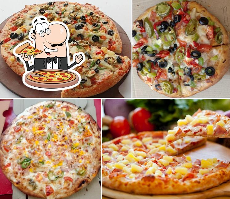 Try out different types of pizza