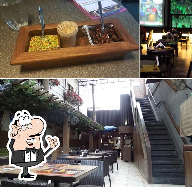 Take a seat at one of the tables at Gurukripa