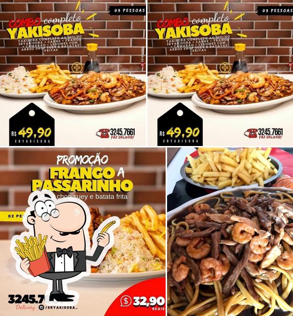 Prove cbatatas fritas francesas no Sr Yakisoba