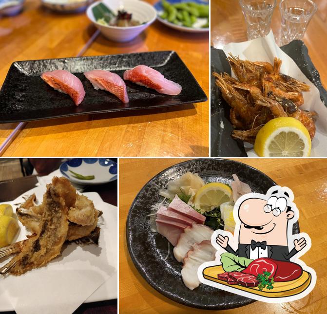 Tómate un plato con carne en Morio's Sushi Bistro