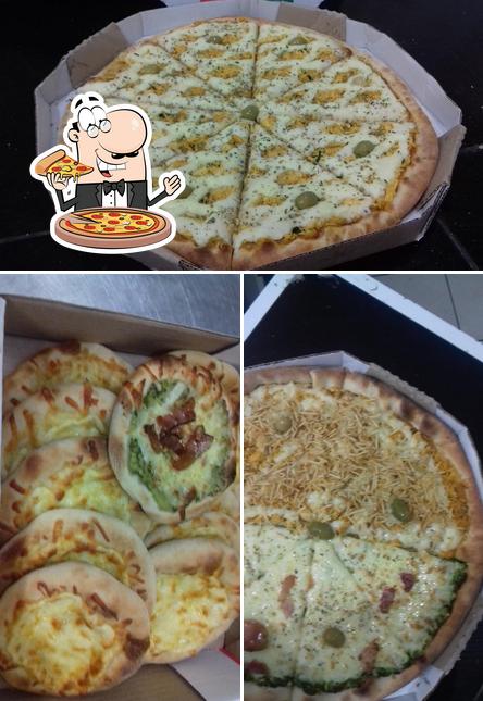 Experimente pizza no Pizzaria Shekkinah