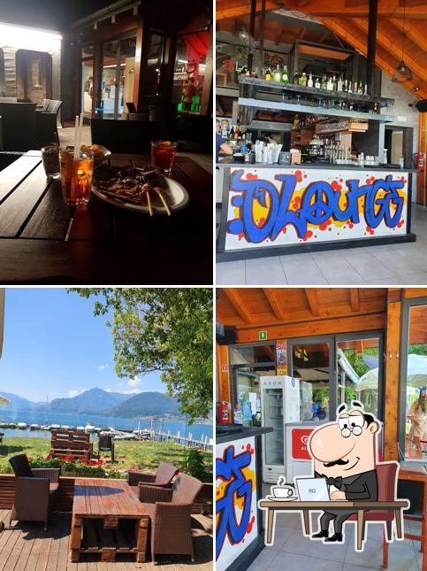 Gli interni di Bar DLounge