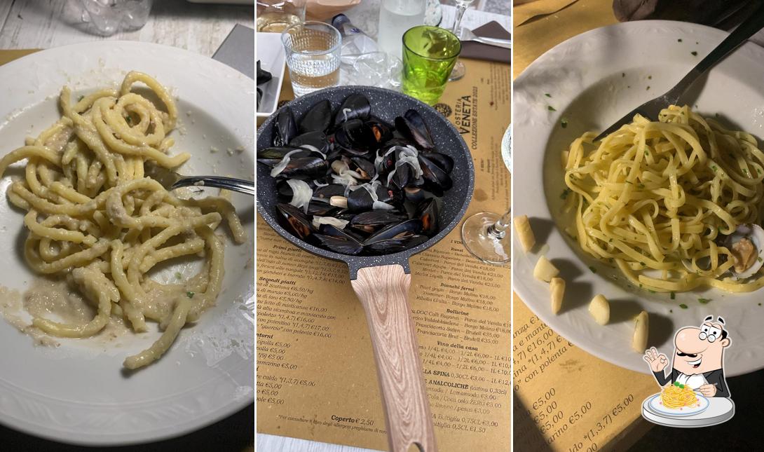 Spaghetti alla carbonara al Osteria Veneta