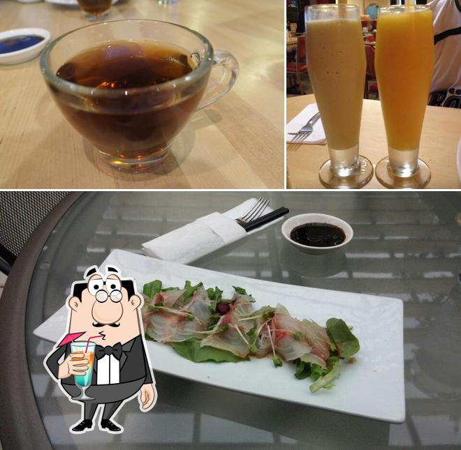 The picture of Bistro Chen’s drink and food