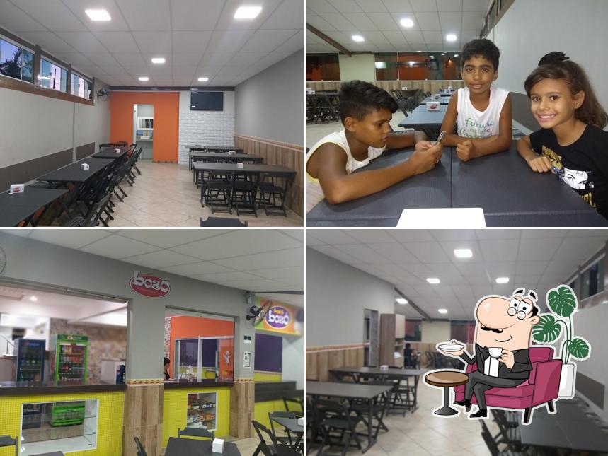 Veja imagens do interior do Bozó Pizzaria e Lanchonete